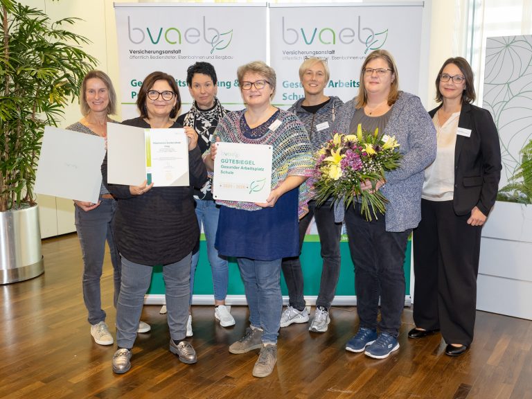 ASO Haag mit dem Gütesiegel „Gesunder Arbeitsplatz Schule“ in Gold ausgezeichnet